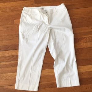 Loft curvy crop pants, size 14